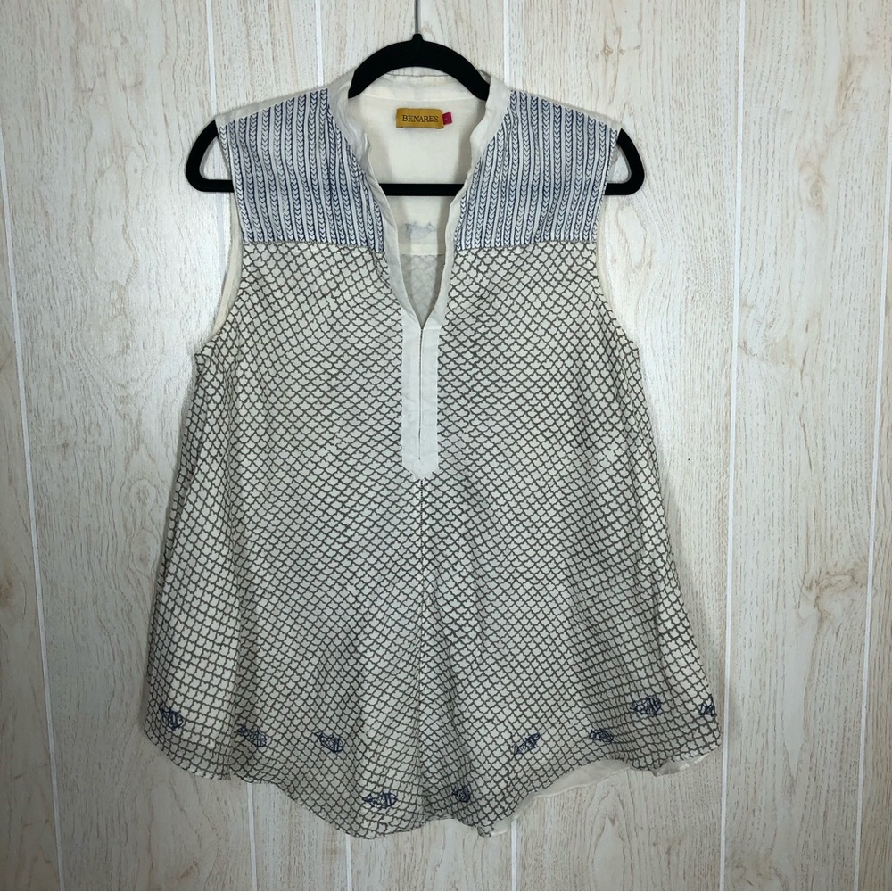 Benares Sleeveless CottonTop